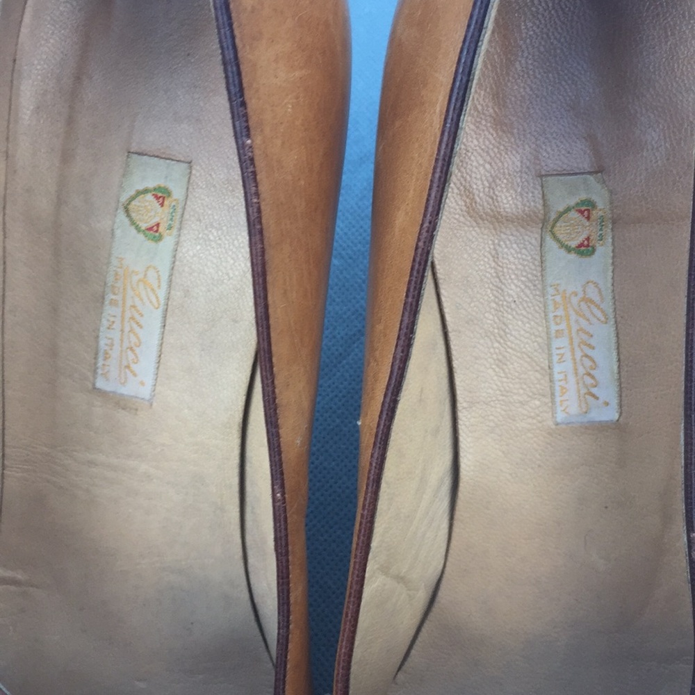 Vintage Gucci Pump Horsebit Shoes 6 6.5 - Picture 13 of 14